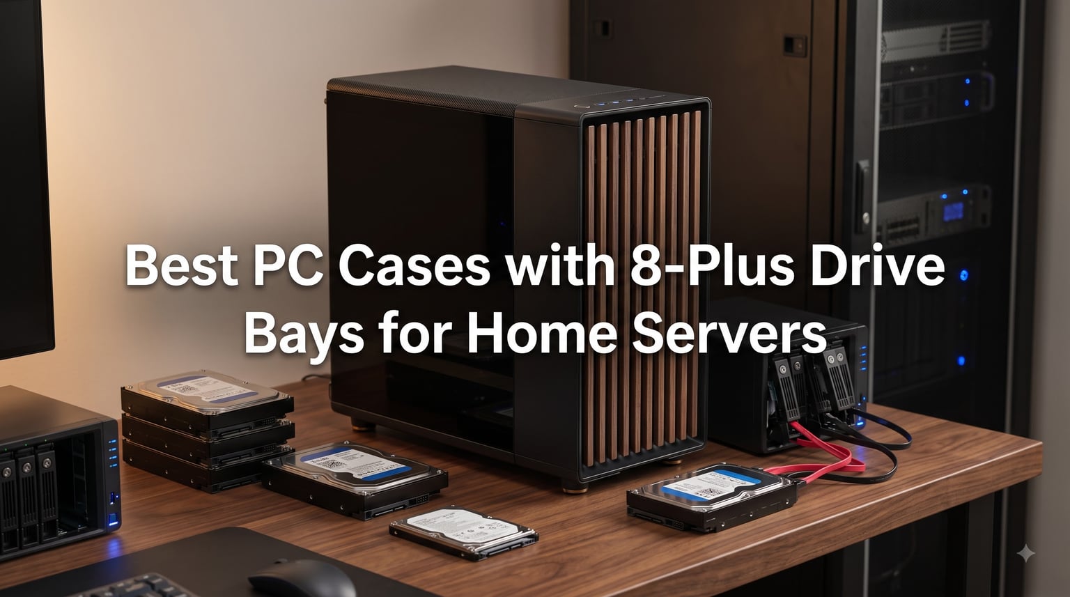 Best PC Cases with 8-Plus Drive Bays for Home Servers