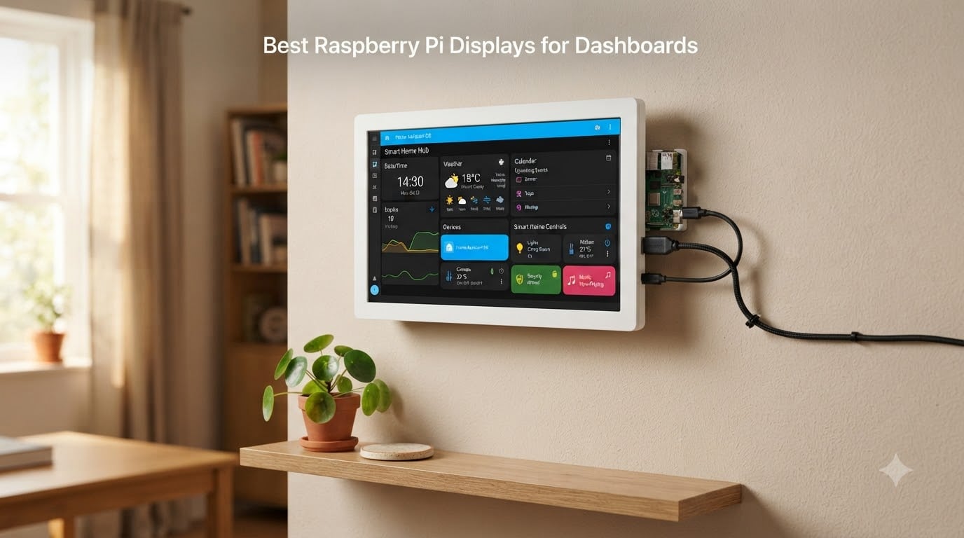 Best Raspberry Pi Displays for Dashboards
