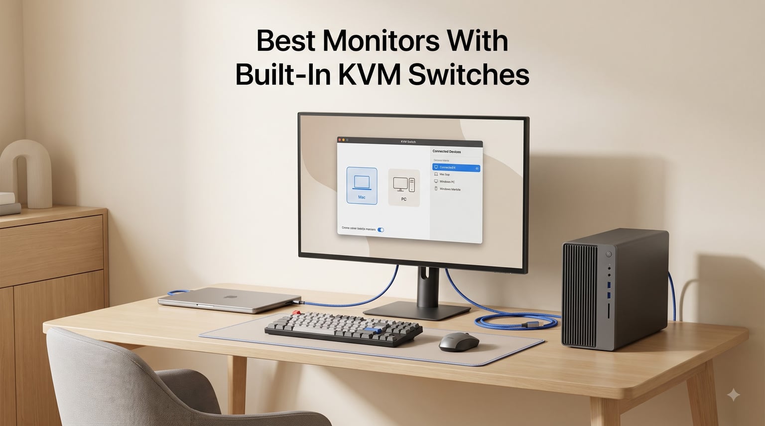 Best Monitors With Built-In KVM Switches