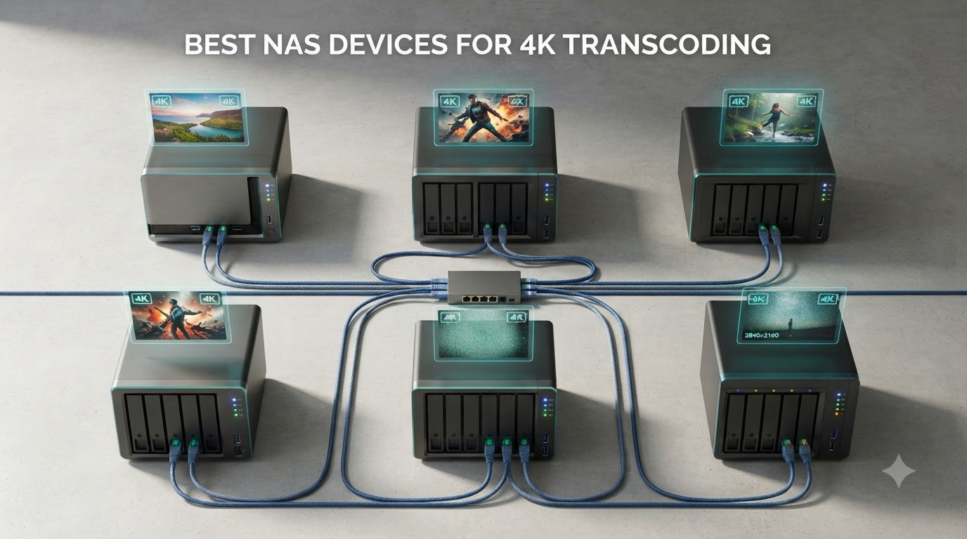 Best NAS Devices for 4K Transcoding