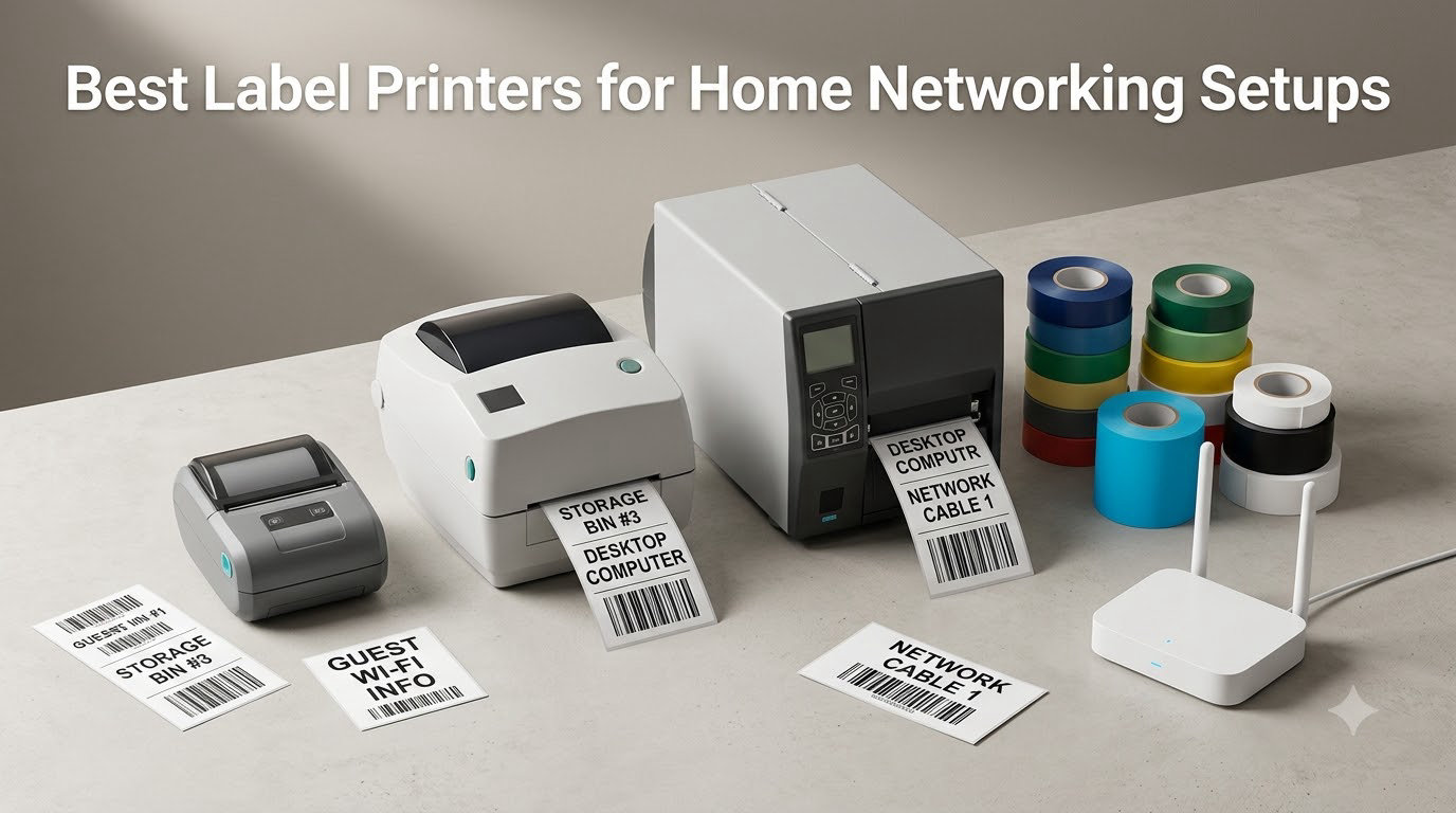 Best Label Printers for Home Networking Setups