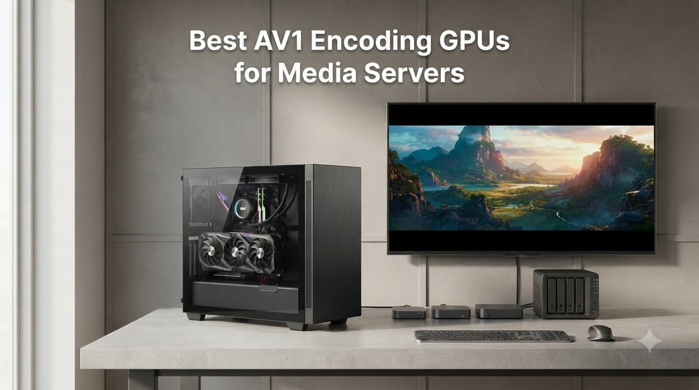 Best AV1 Encoding GPUs for Media Servers