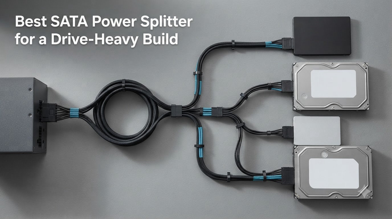 Best SATA Power Splitter for a Drive-Heavy Build
