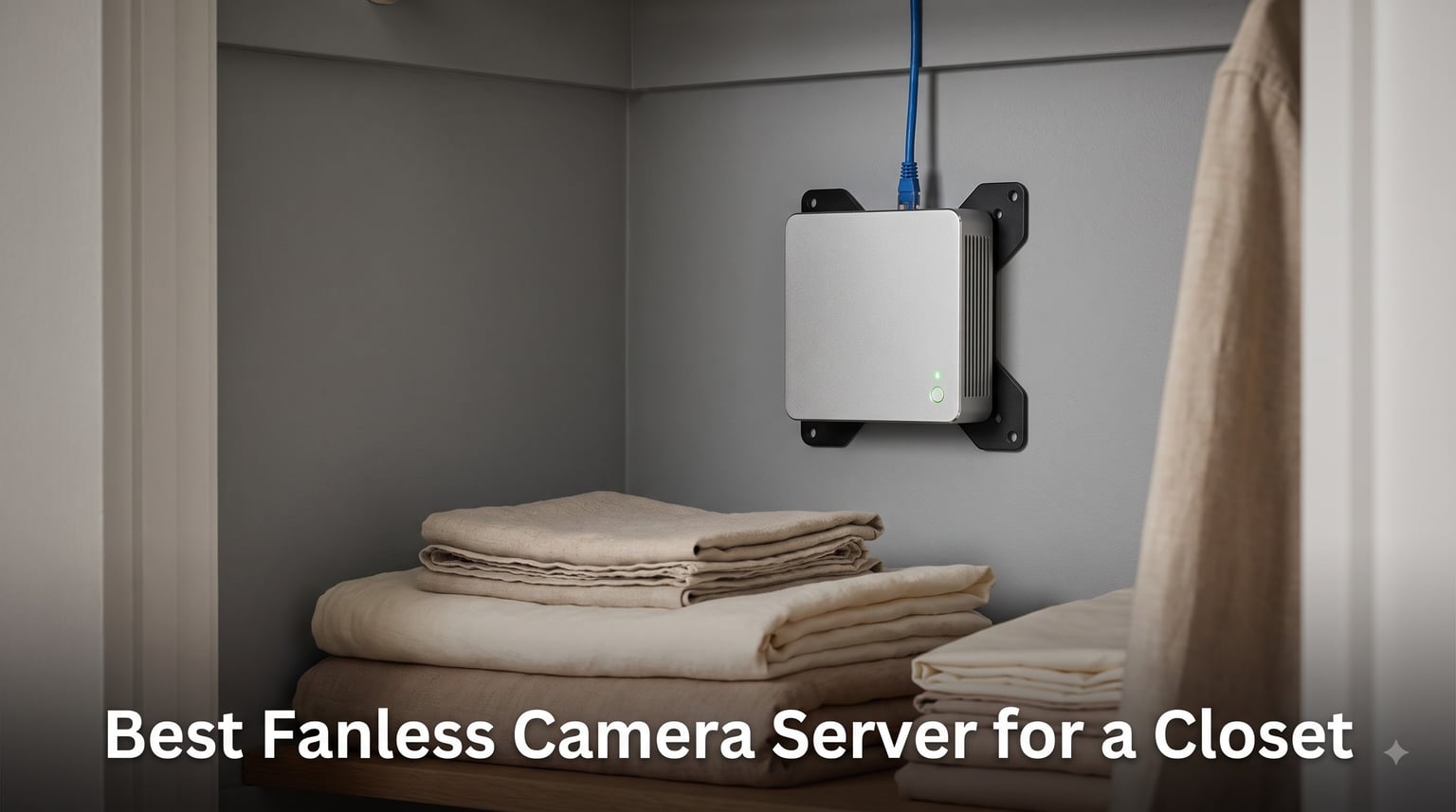 Best Fanless Camera Server for a Closet
