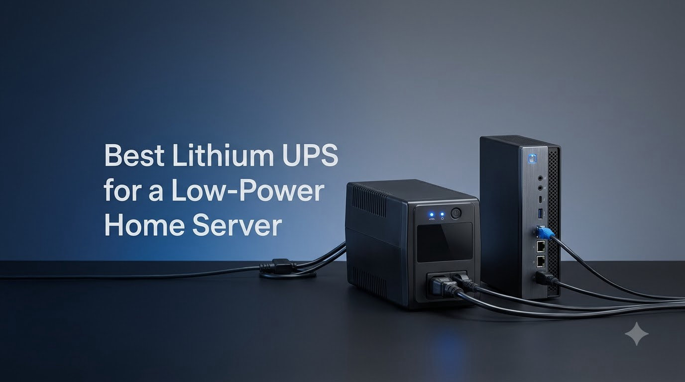 Best Lithium UPS for a Low-Power Home Server