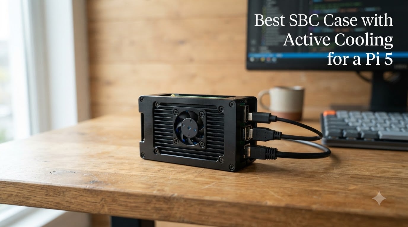 Best SBC Case with Active Cooling for a Pi 5