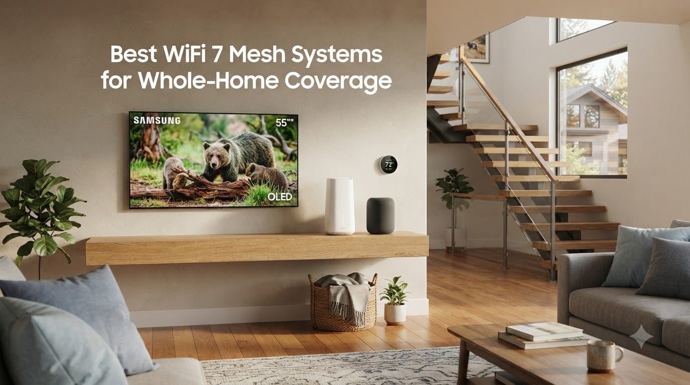 Best WiFi 7 Mesh Systems for Whole-Home Coverage