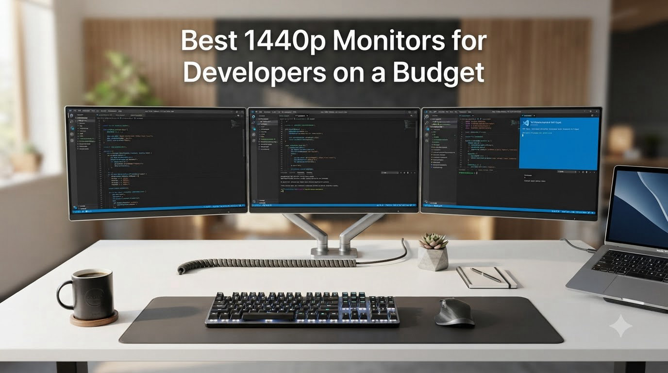 Best 1440p Monitors for Developers on a Budget
