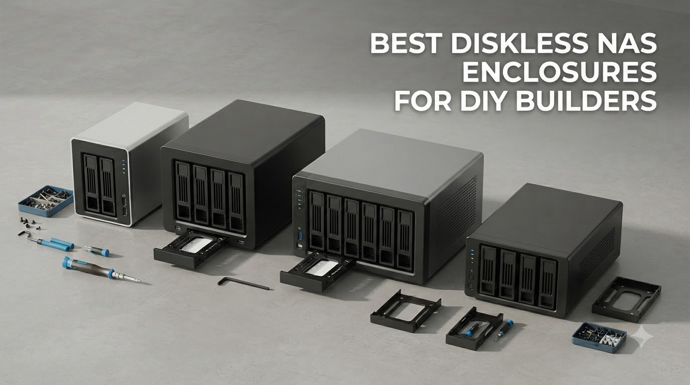 Best Diskless NAS Enclosures for DIY Builders