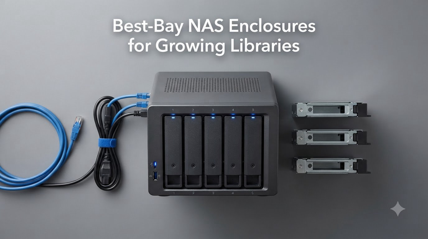 Best 5-Bay NAS Enclosures for Growing Libraries
