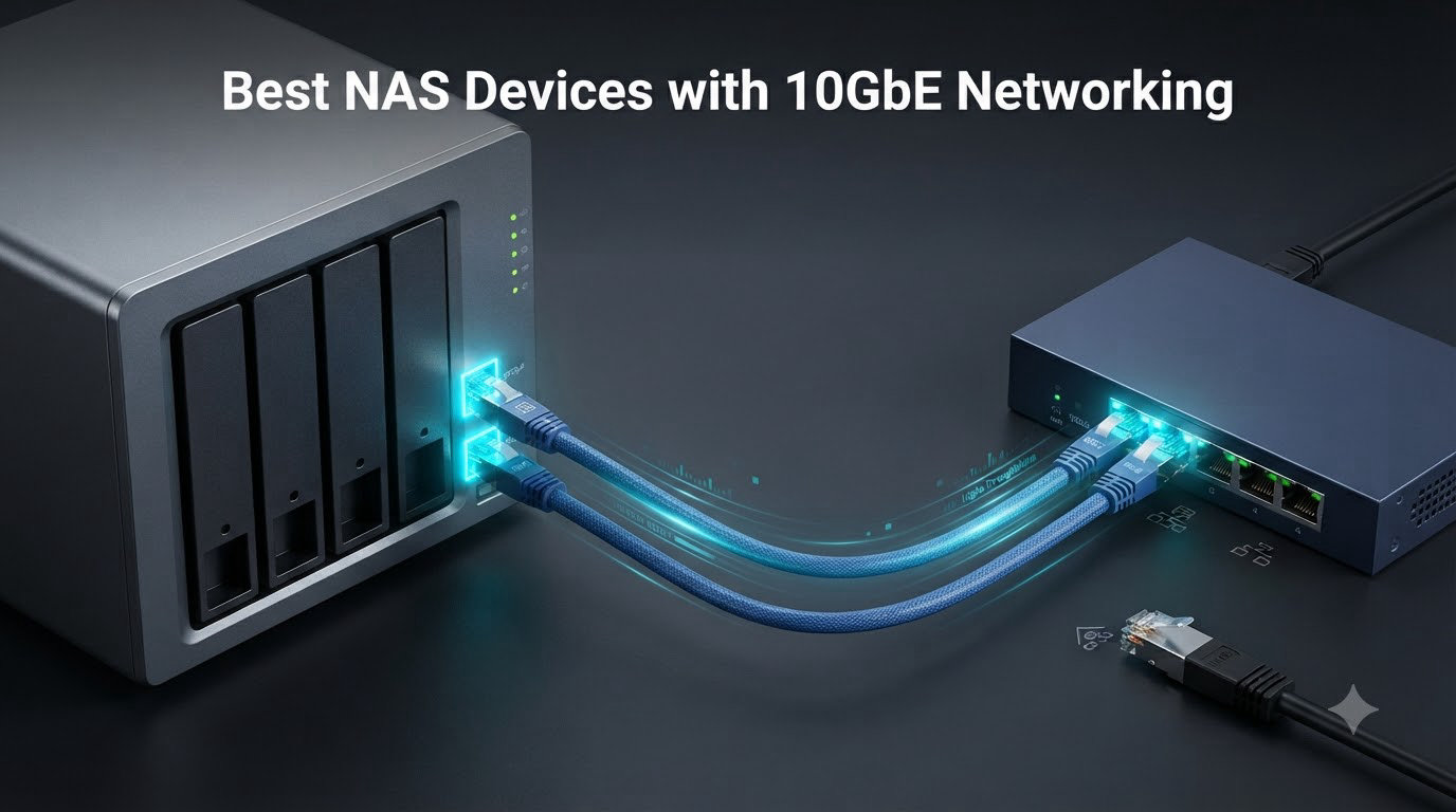 Best NAS Devices with 10GbE Networking
