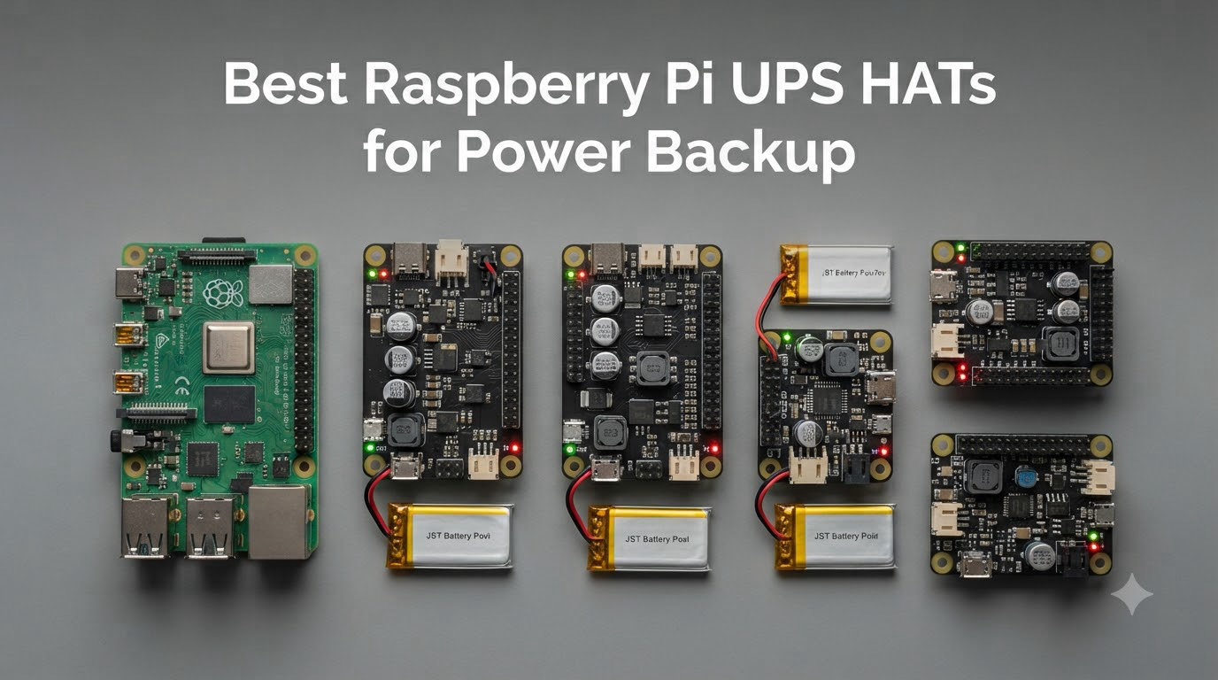 Best Raspberry Pi UPS HATs for Power Backup