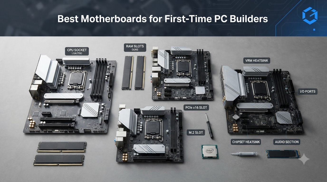Best Motherboards for First-Time PC Builders
