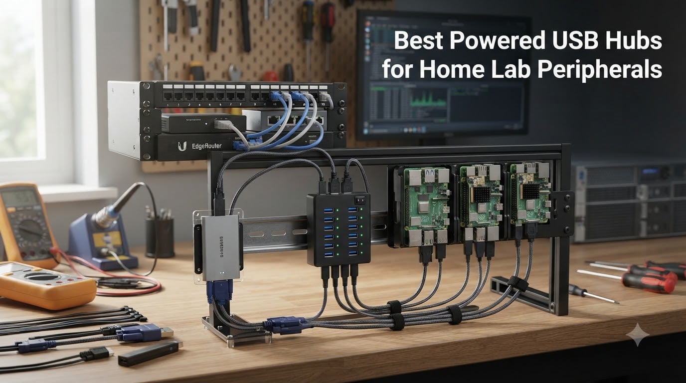 Best Powered USB Hubs for Home Lab Peripherals