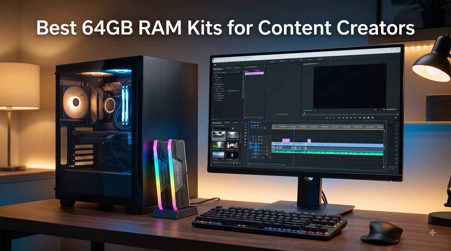 Best 64GB RAM Kits for Content Creators