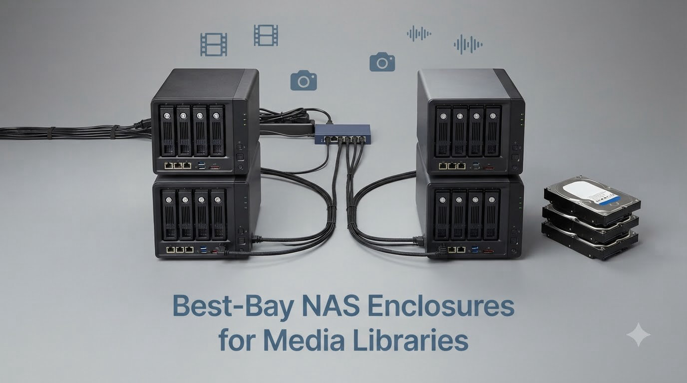 Best 4-Bay NAS Enclosures for Media Libraries