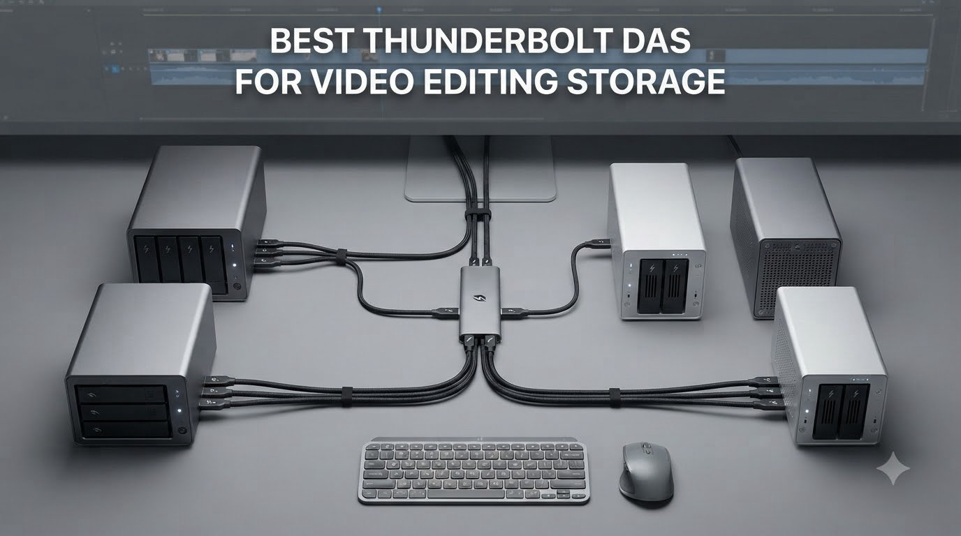 Best Thunderbolt DAS for Video Editing Storage