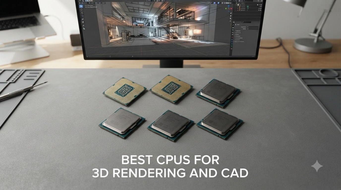 Best CPUs for 3D Rendering and CAD