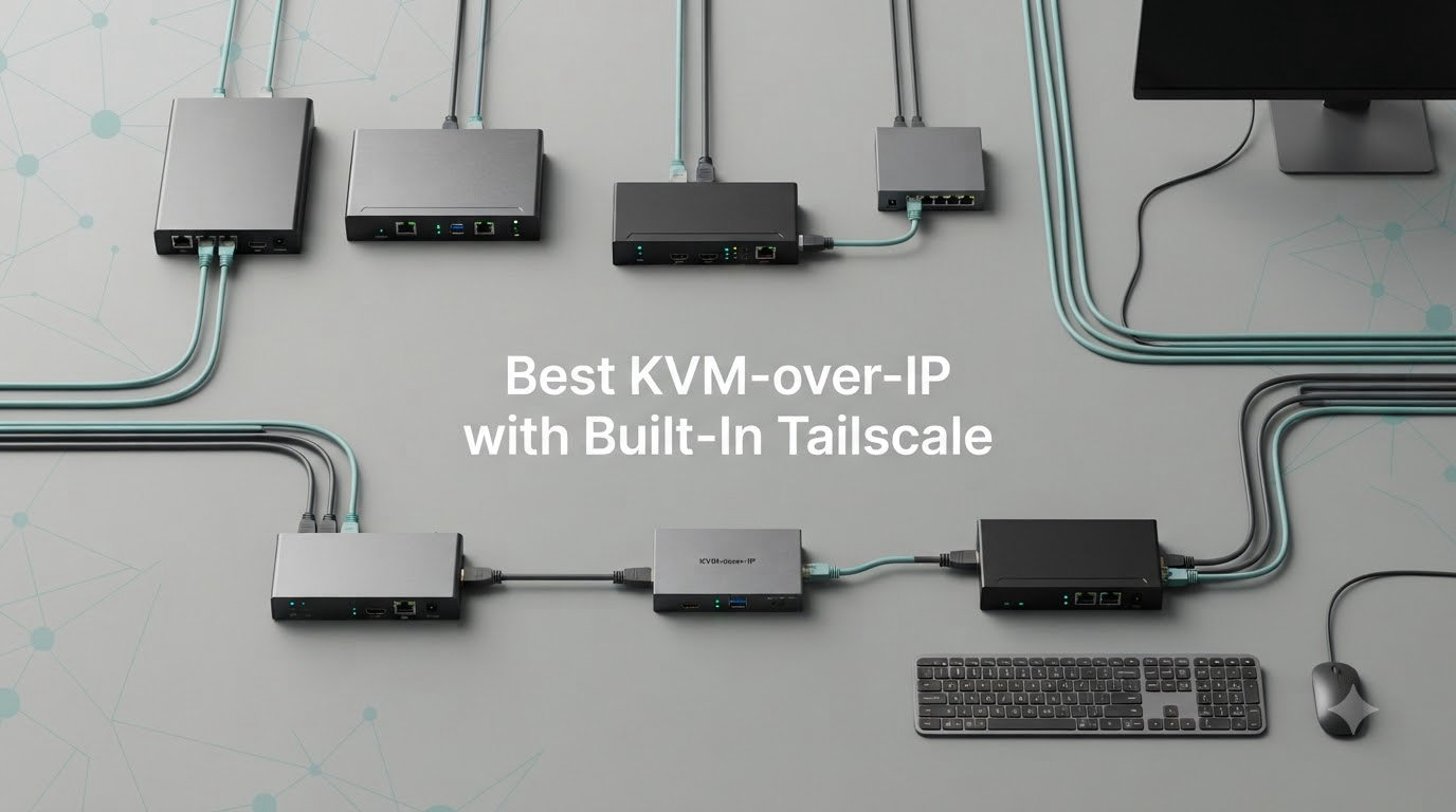 Best KVM-over-IP with Built-In Tailscale