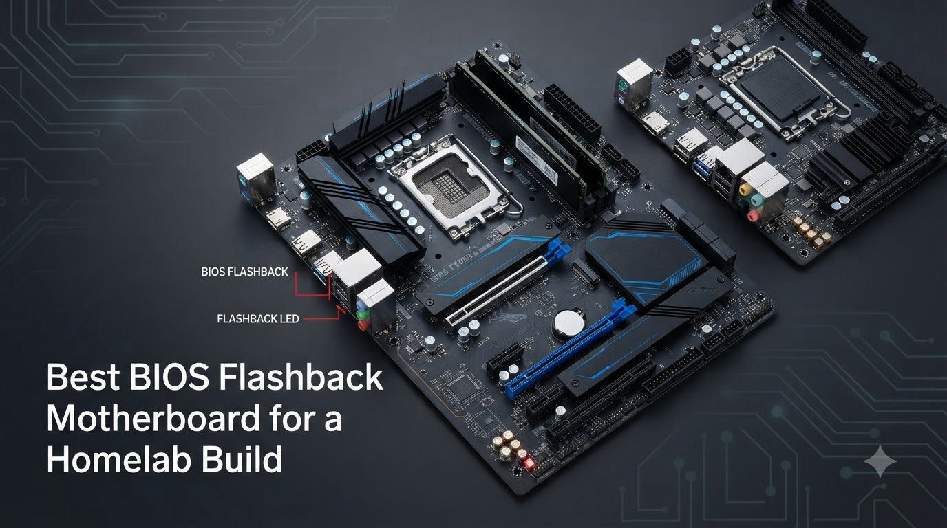 Best BIOS Flashback Motherboard for a Homelab Build
