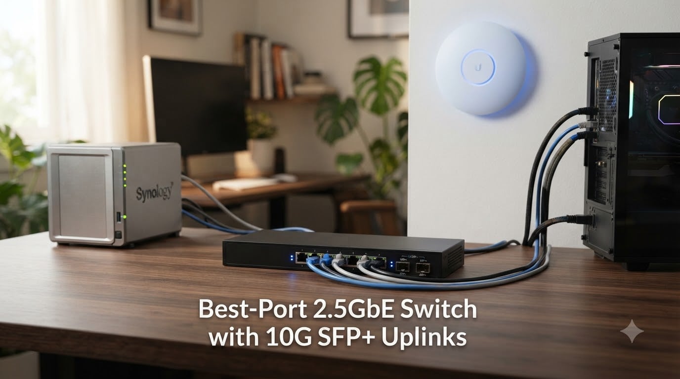 Best 8-Port 2.5GbE Switch with 10G SFP+ Uplinks