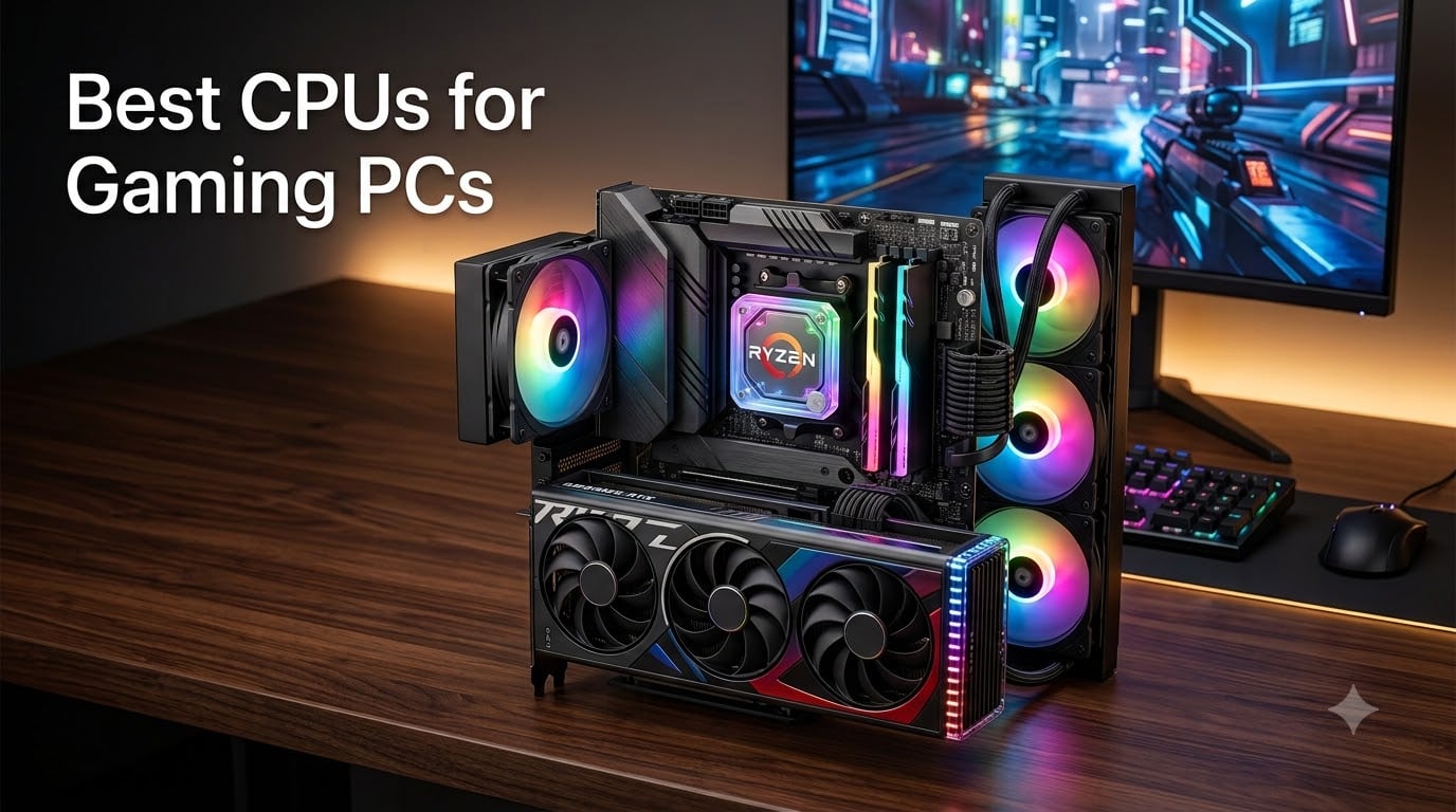 Best CPUs for Gaming PCs in 2026