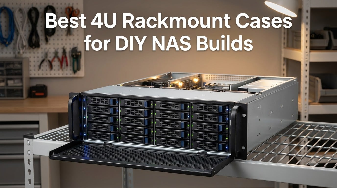 Best 4U Rackmount Cases for DIY NAS Builds