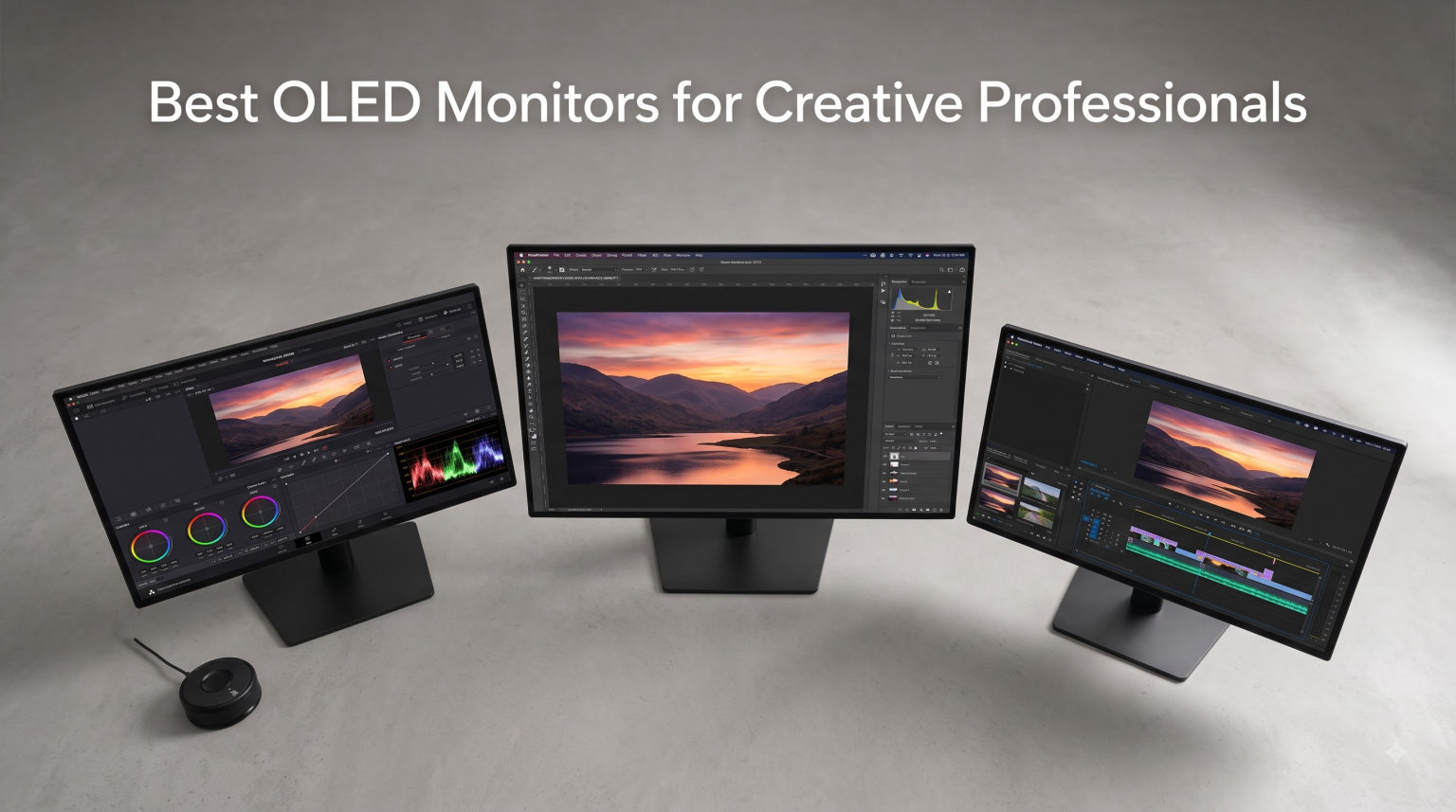 Best OLED Monitors for Creative Professionals