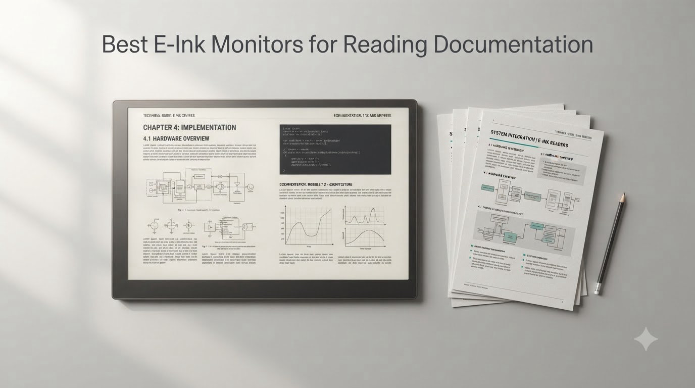 Best E-Ink Monitors for Reading Documentation