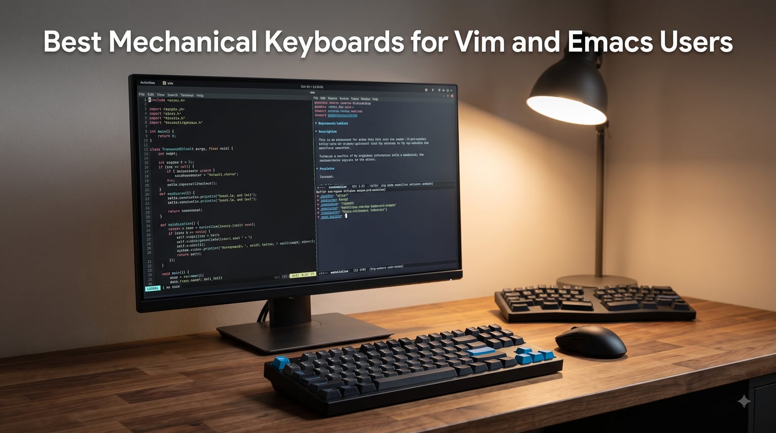 Best Mechanical Keyboards for Vim and Emacs Users