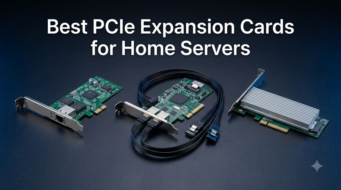 Best PCIe Expansion Cards for Home Servers