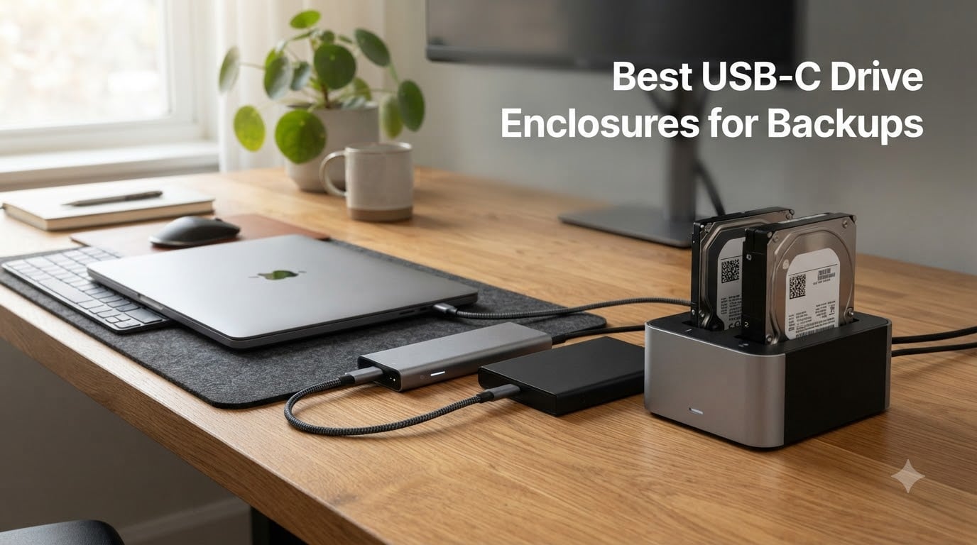 Best USB-C Drive Enclosures for Backups