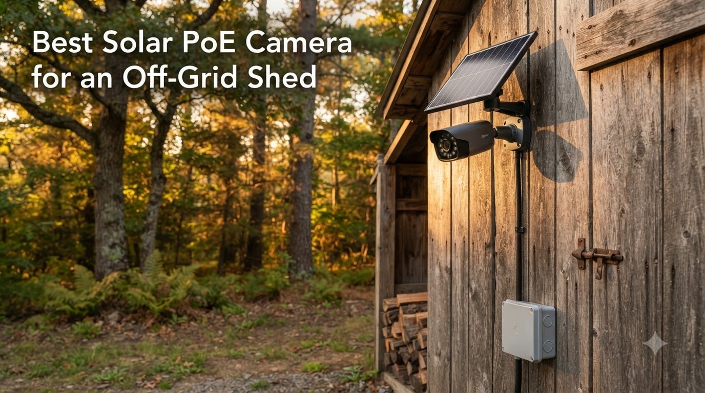 Best Solar PoE Camera for an Off-Grid Shed
