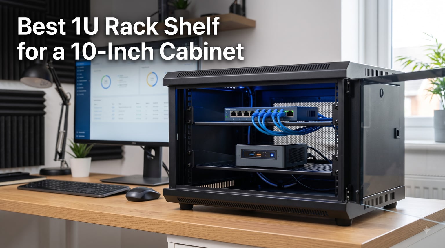 Best 1U Rack Shelf for a 10-Inch Cabinet