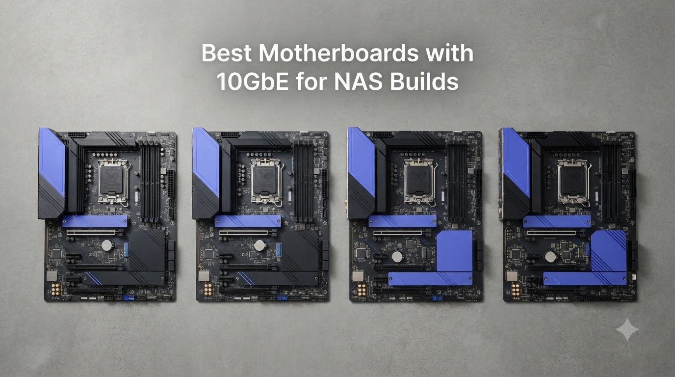 Best Motherboards with 10GbE for NAS Builds