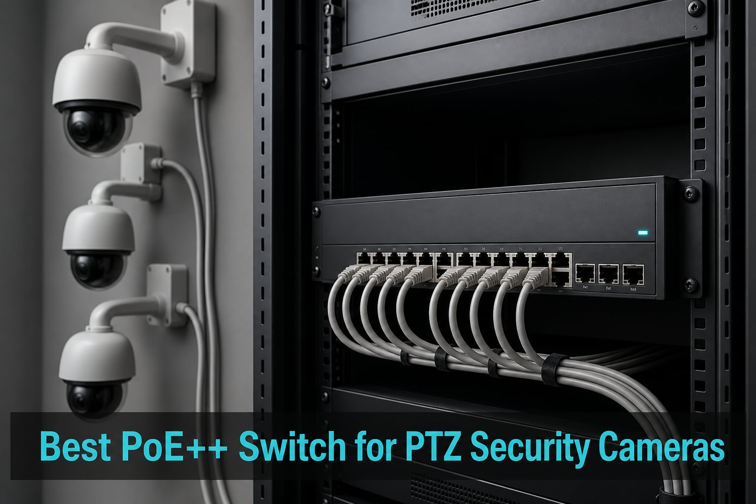 Best PoE++ Switch for PTZ Security Cameras