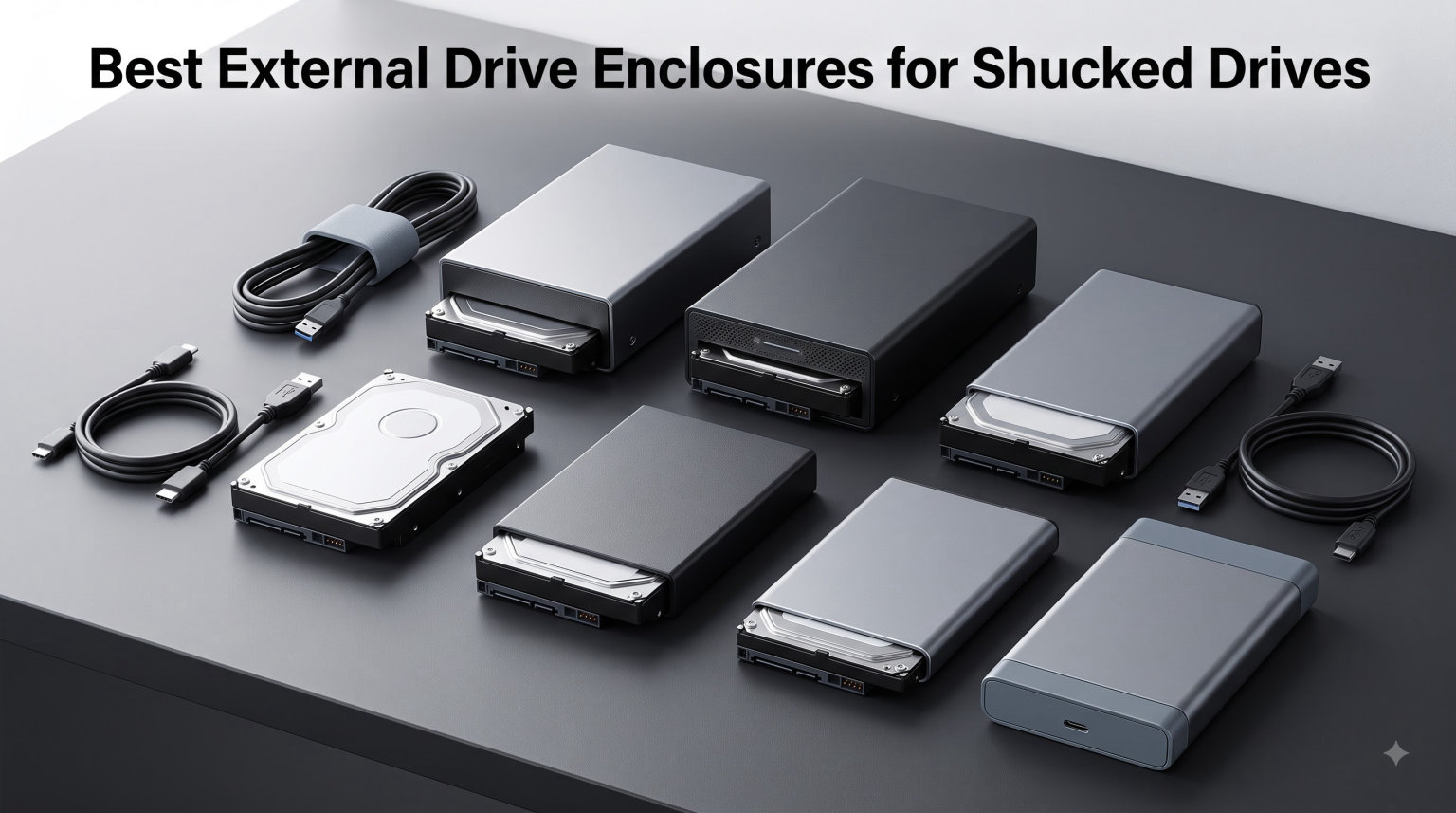 Best External Drive Enclosures for Shucked Drives