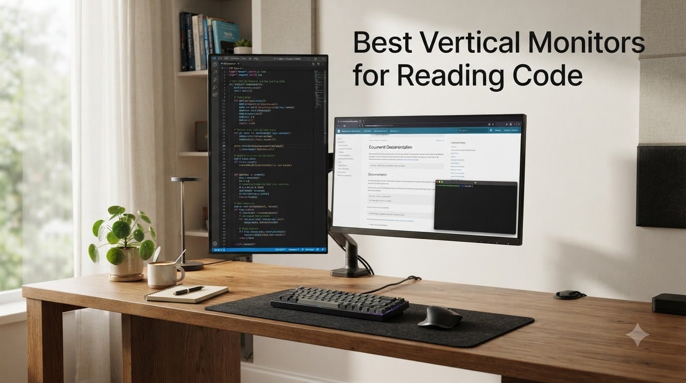 Best Vertical Monitors for Reading Code