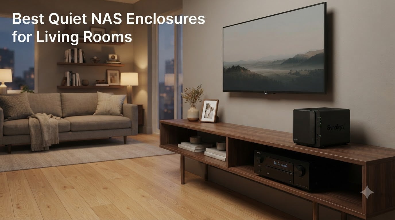 Best Quiet NAS Enclosures for Living Rooms