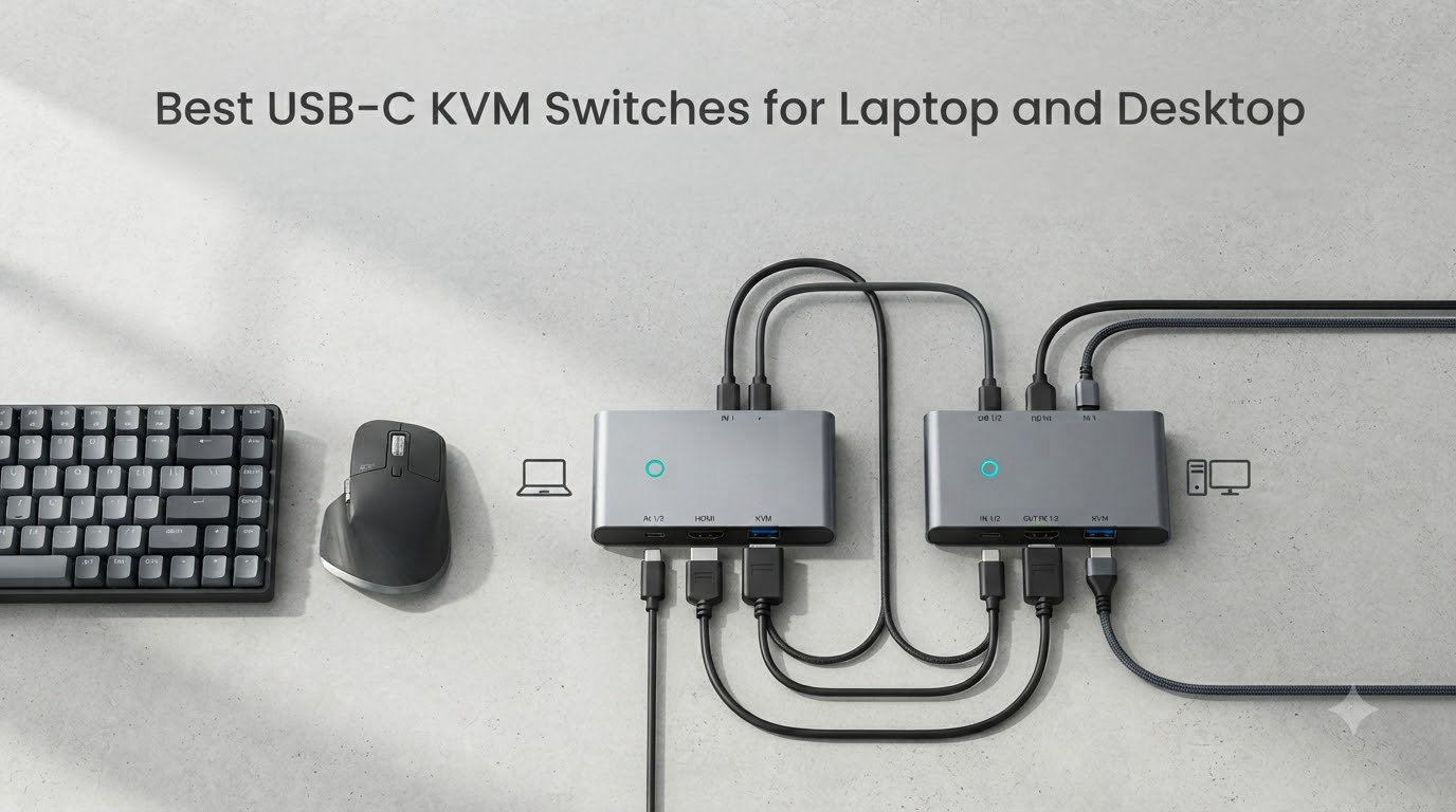 Best USB-C KVM Switches for Laptop and Desktop