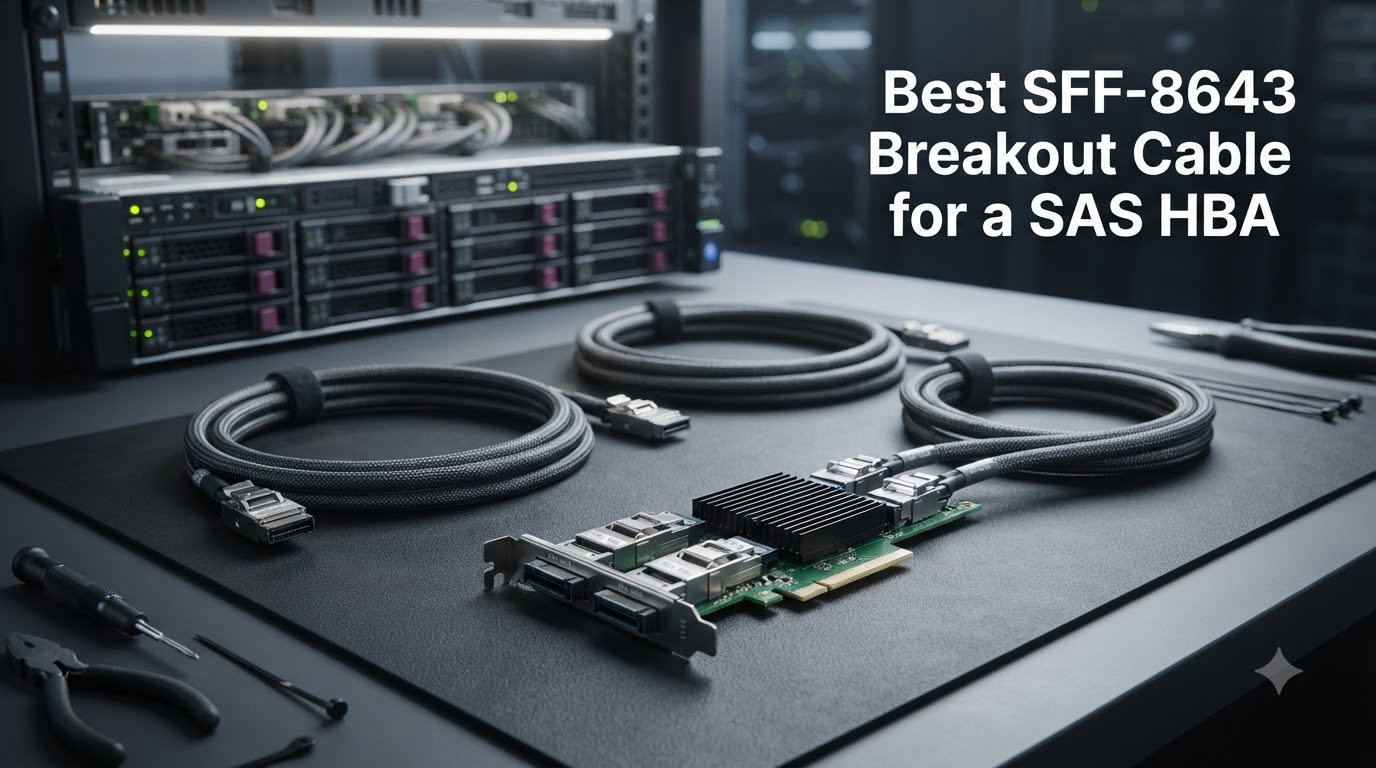 Best SFF-8643 Breakout Cable for a SAS HBA