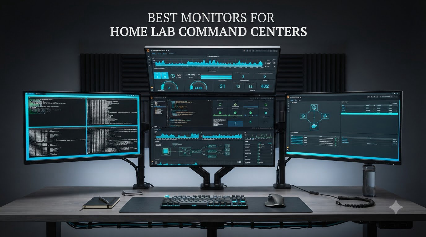 Best Monitors for Home Lab Command Centers