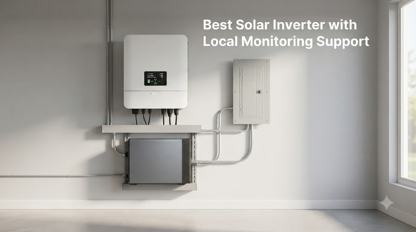 Best Solar Inverter with Local Monitoring Support