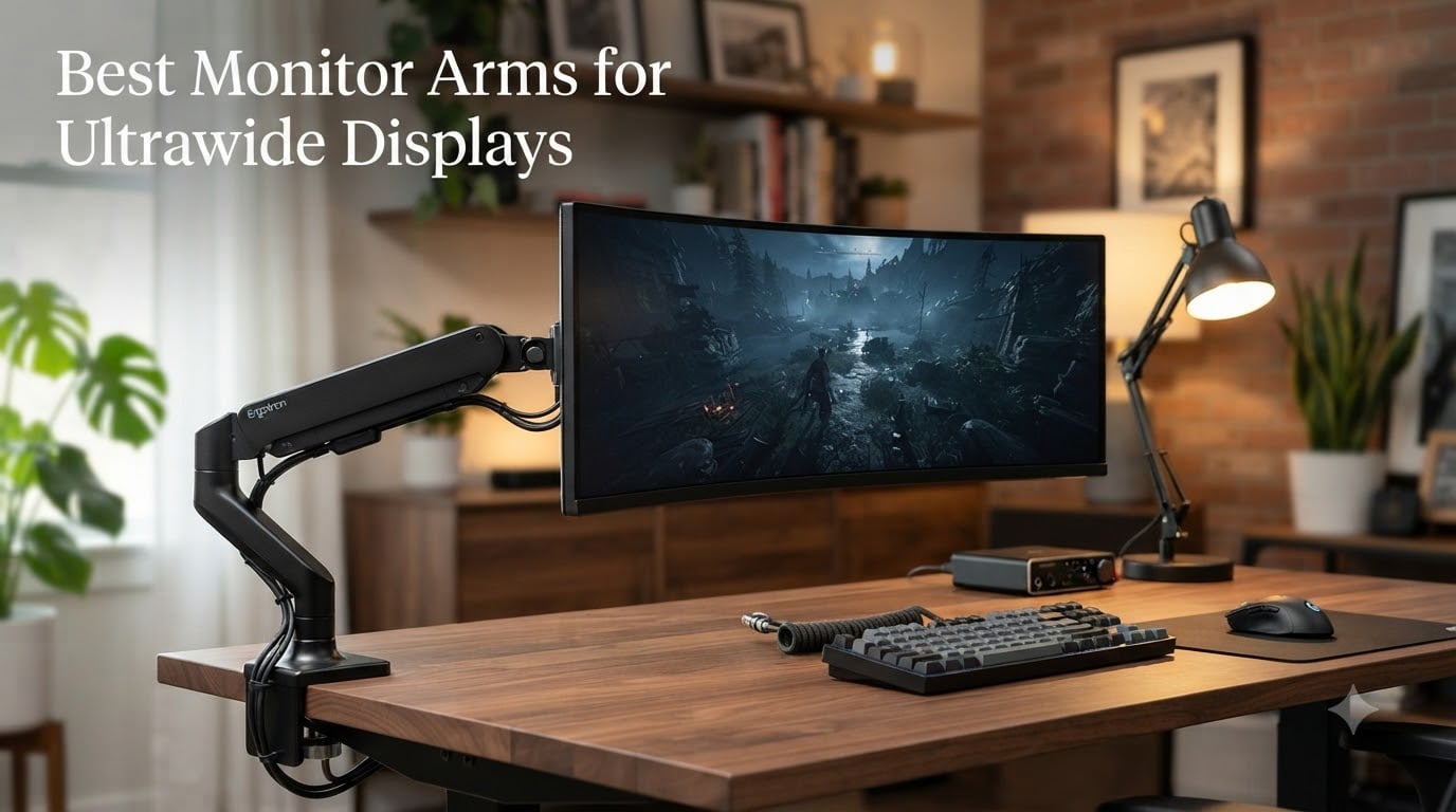 Best Monitor Arms for Ultrawide Displays