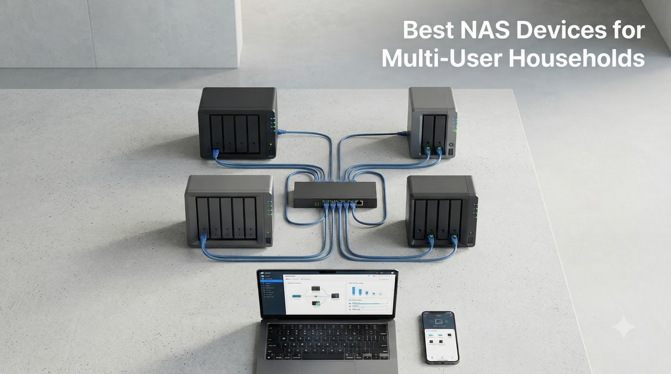 Best NAS Devices for Multi-User Households