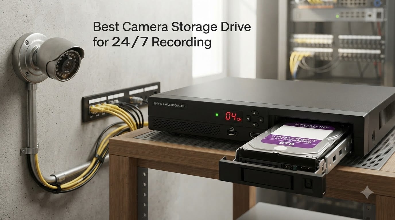 Best Camera Storage Drive for 24/7 Recording