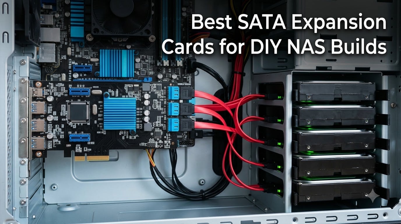 Best SATA Expansion Cards for DIY NAS Builds