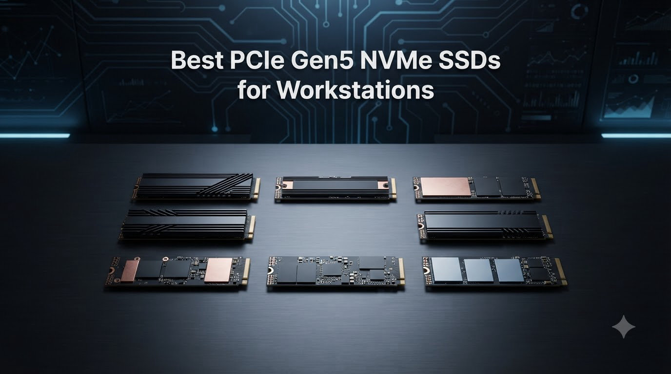 Best PCIe Gen5 NVMe SSDs for Workstations