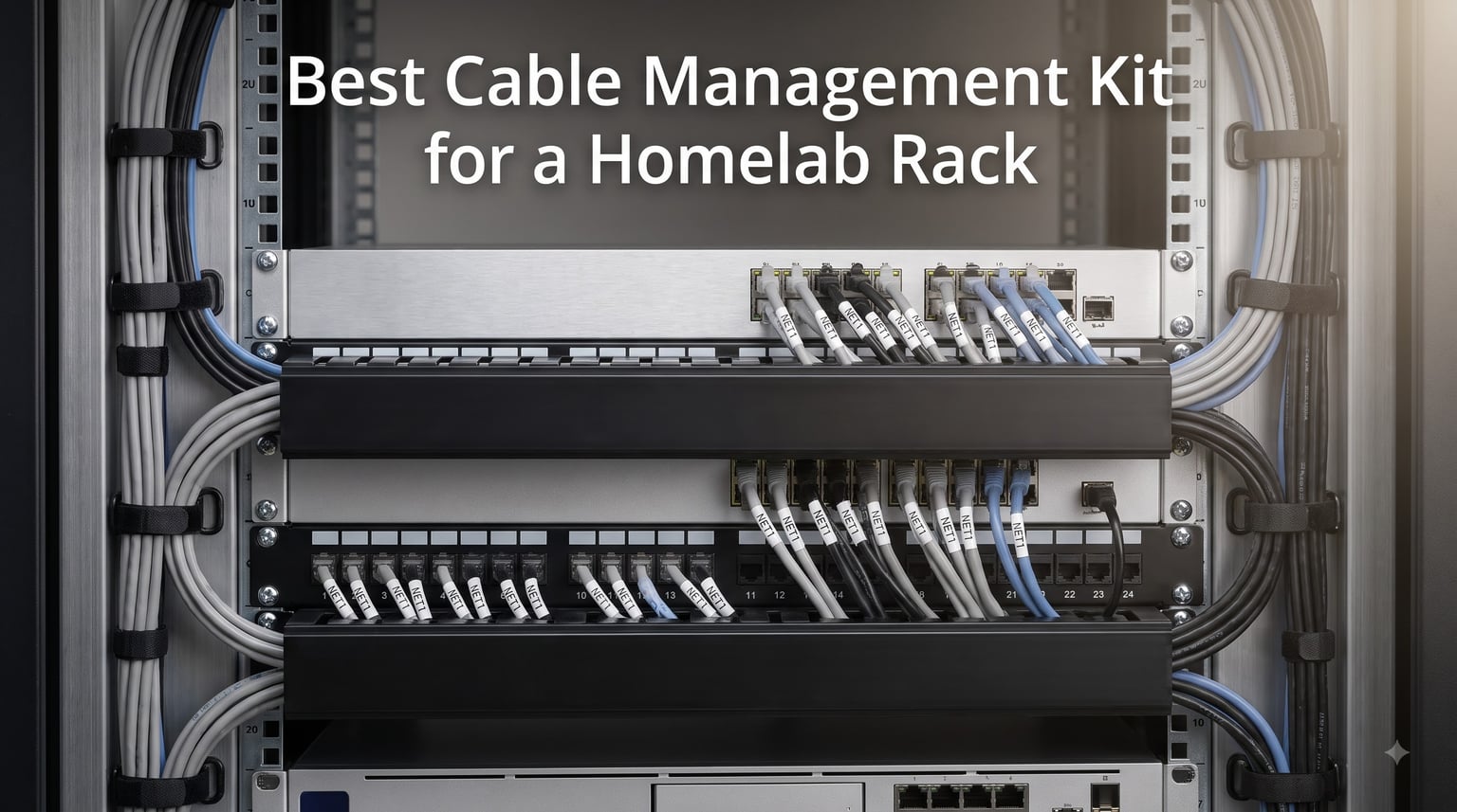 Best Cable Management Kit for a Homelab Rack