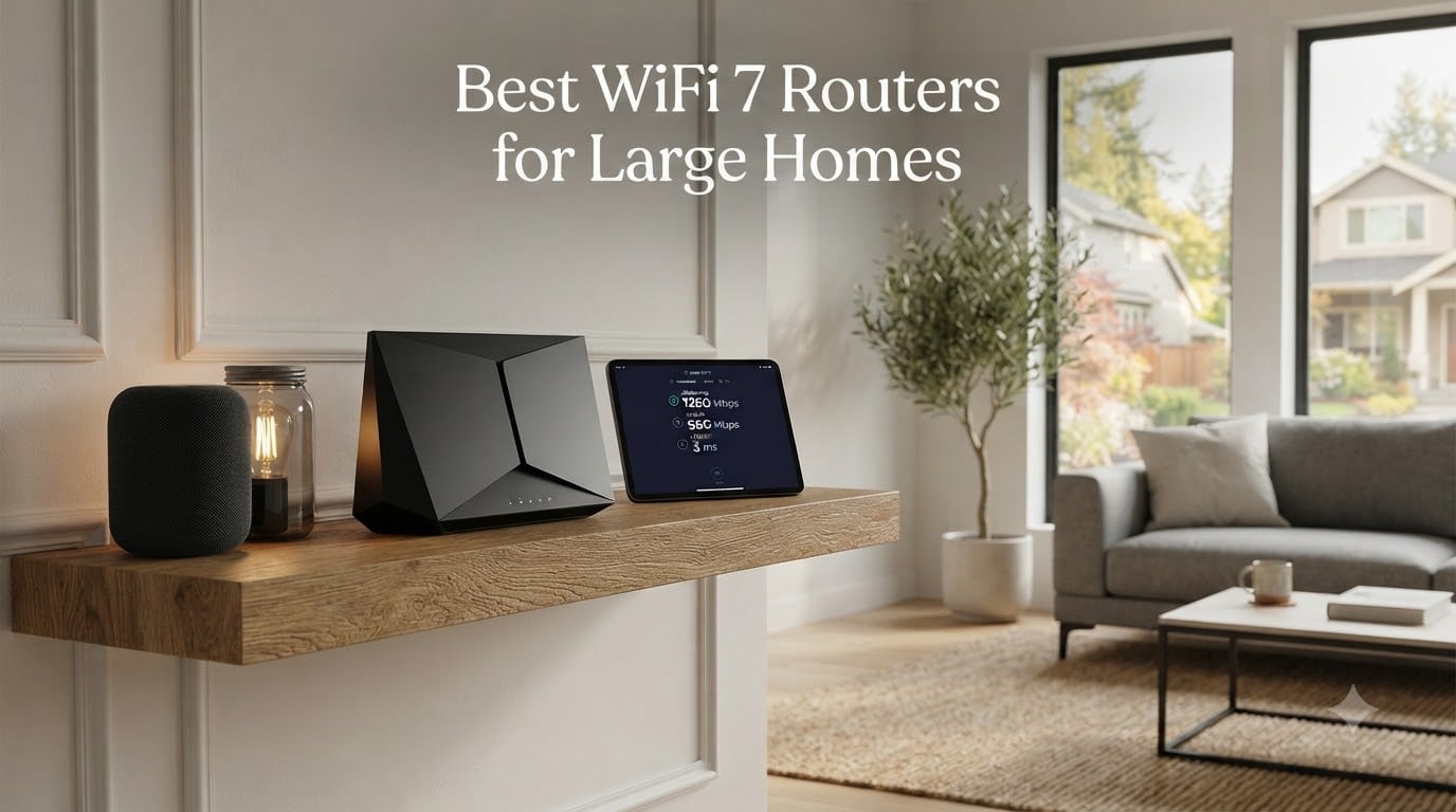 Best WiFi 7 Routers for Large Homes